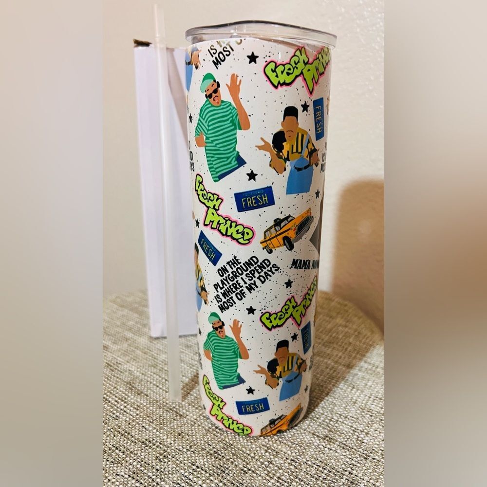 Fresh Prince of Bel-Air 20 oz Stainless Steel Insulated Tumbler | Hand-Drawn